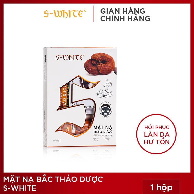 Mặt nạ bắc thảo dược S-White (hộp)