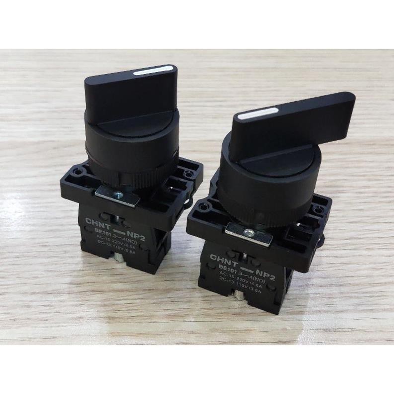 Chint công tắc xoay np2: 2 vị trí, 3 vị trí phi 22 chint