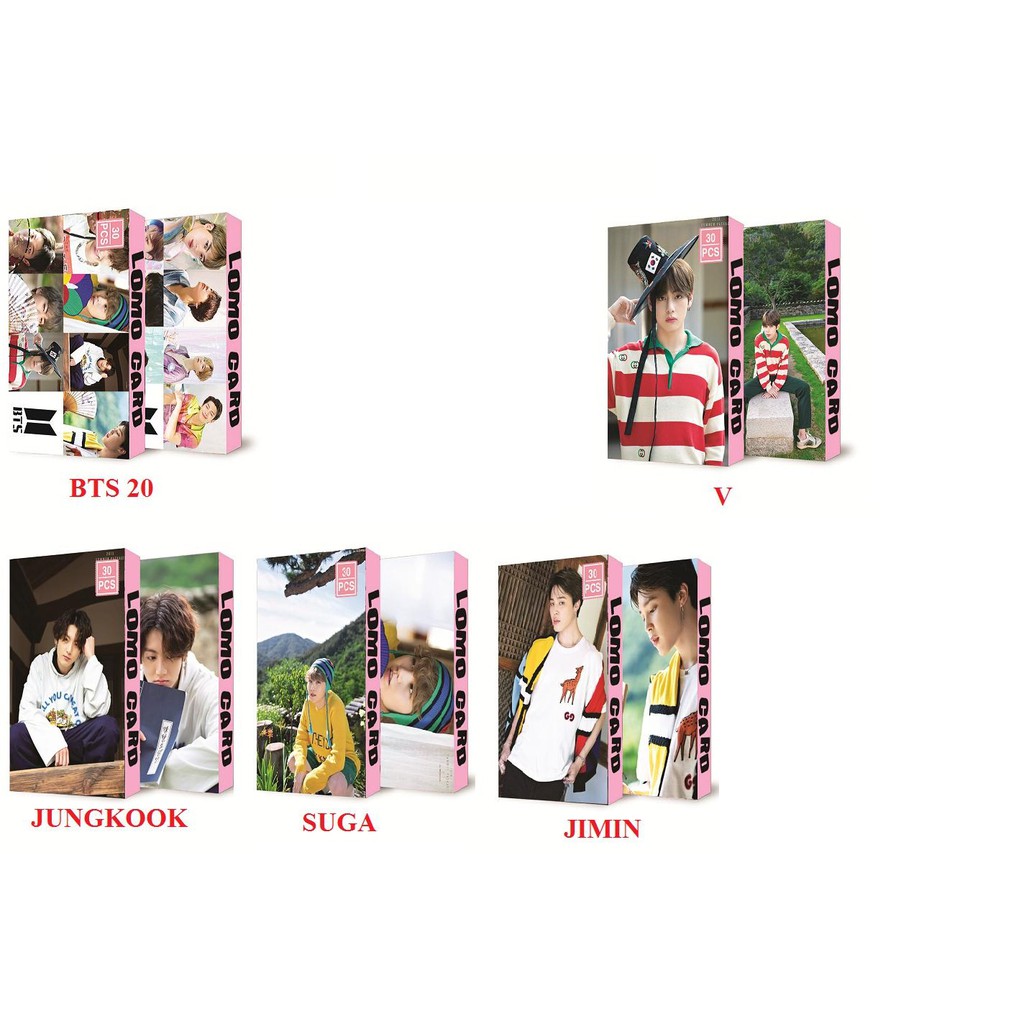 LOMO BTS-THÀNH VIÊN V, JỤNGKOOK, JIMIN , SUGA '' MAKE IT RIGHT" SALE OFF