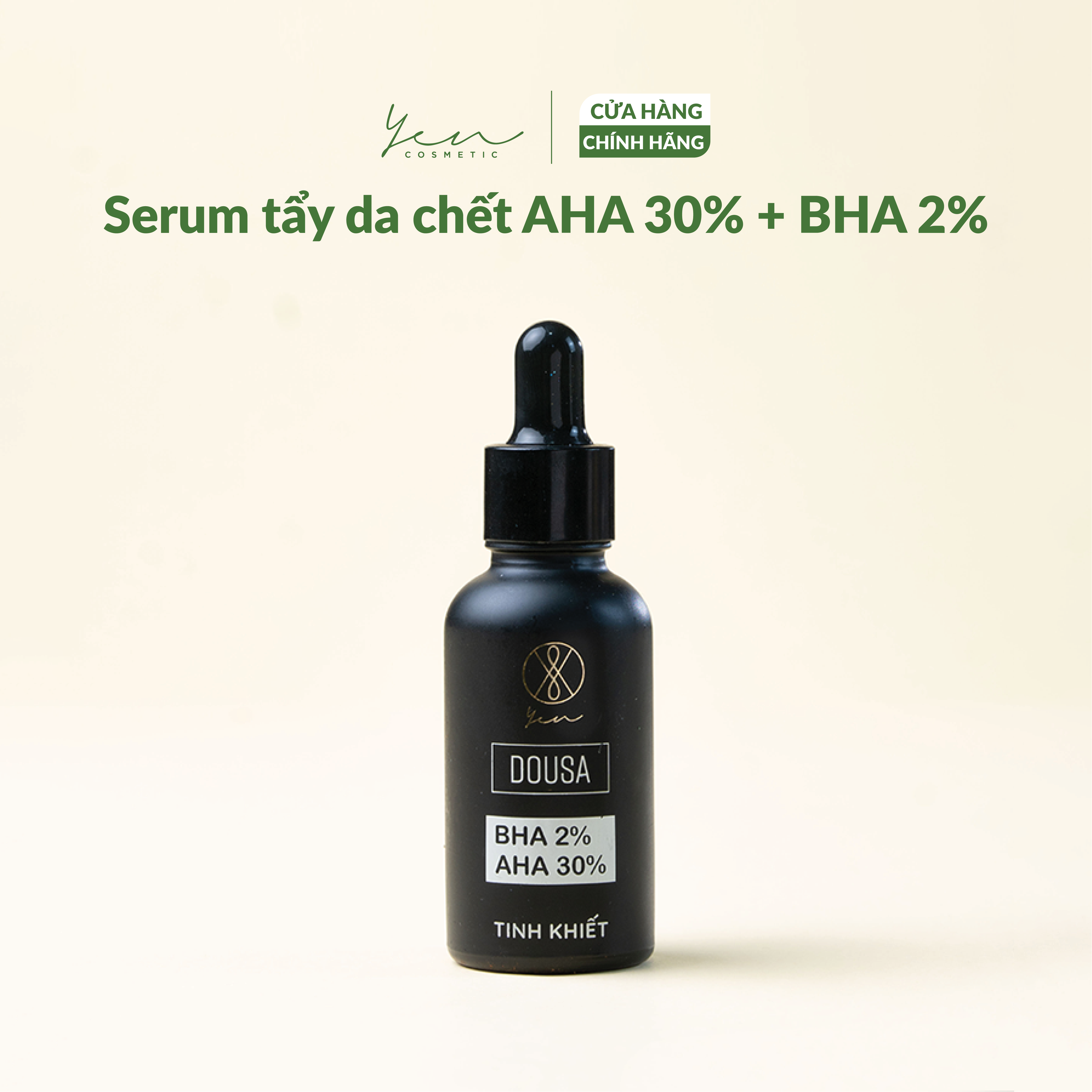 Serum giảm mụn dousa aha bha loại bỏ bụi bẩn làm sạch sâu giảm mụn làm sáng và trẻ hóa da 30ml - yến yến cosmetic