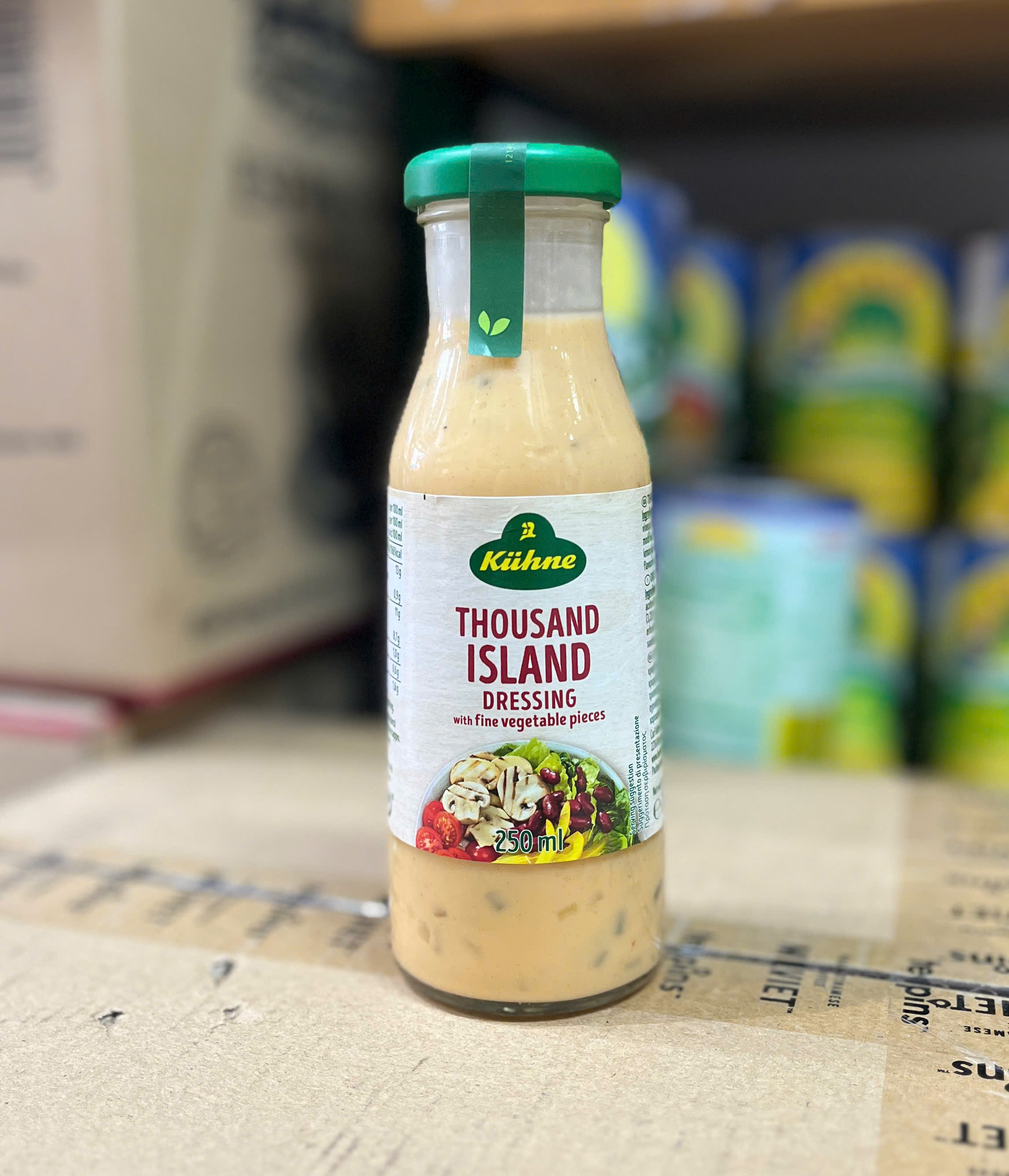 Date 04/27 Sốt Trộn Salad Thousand Islands Hiệu Kiihne Kuehne 250ml - Salad Dressing