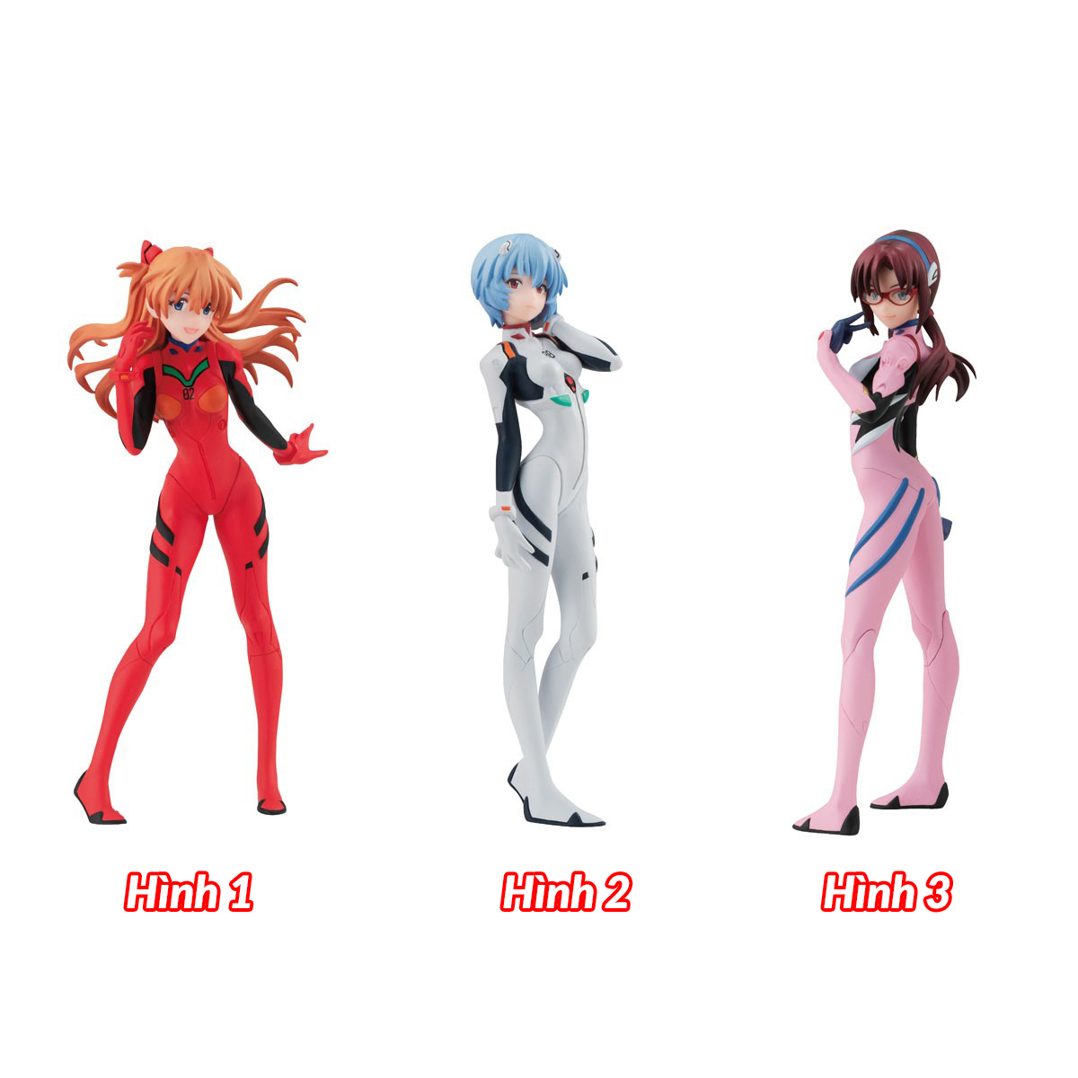 Mô hình tĩnh Bandai Gasha Portraits Evangelion Movie Vol 2