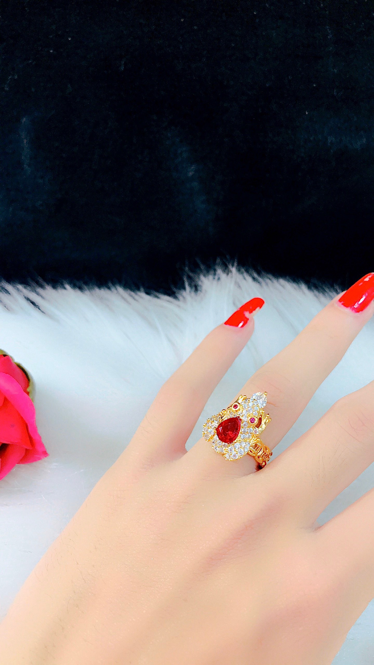 [ Nhẫn Cóc Ngậm Ngọc Cho Nữ, Chất Liệu Bên Trong Lõi Bạc Thái Vĩnh Viễn Không Đen ] Givishop - N170503 - Thiết Kế Phù Hợp Mọi Lứa Tuổi -nhẫn bạc đôi, nhẫn bạc nữ, nhẫn đôi bạc ý, nhẫn tráng bạc, nhẫn bạc đẹp, nhẫn bạc nữ