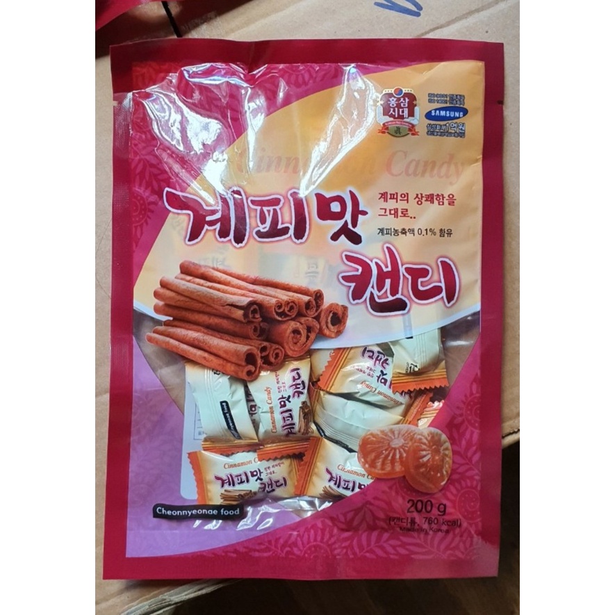 Kẹo quế hàn quốc gói 200g