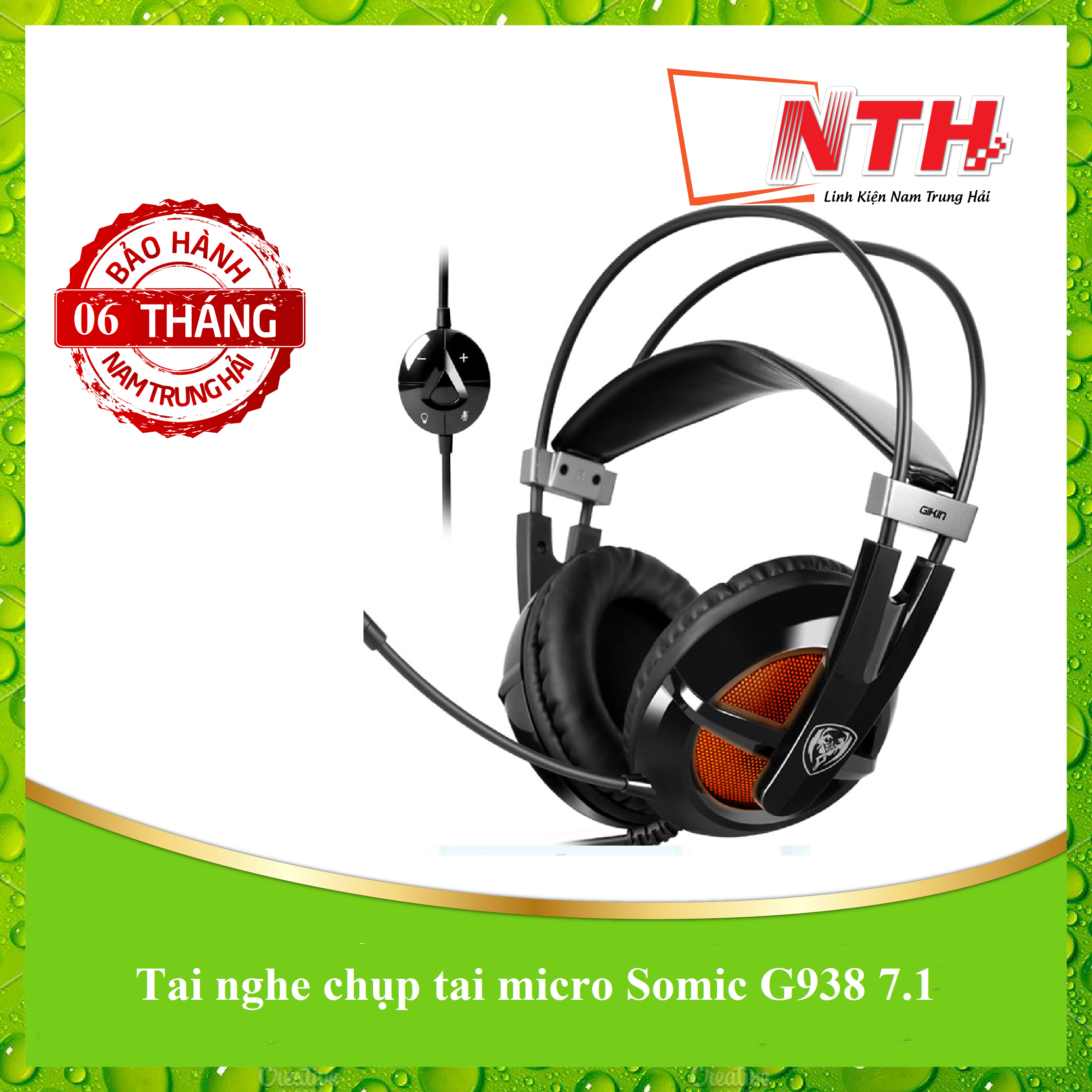 Tai nghe chụp tai micro somic g938 7.1