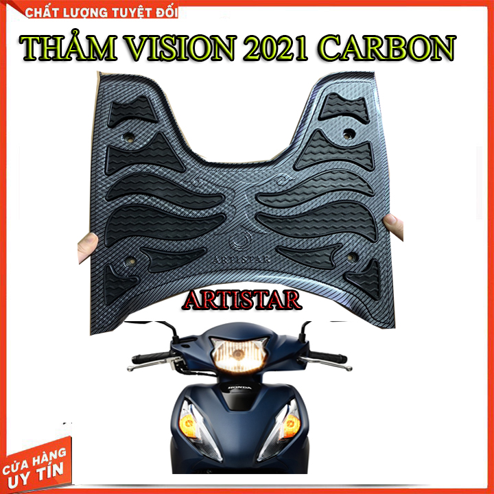 Thảm để chân vision 2021 carbon hàng của artistar