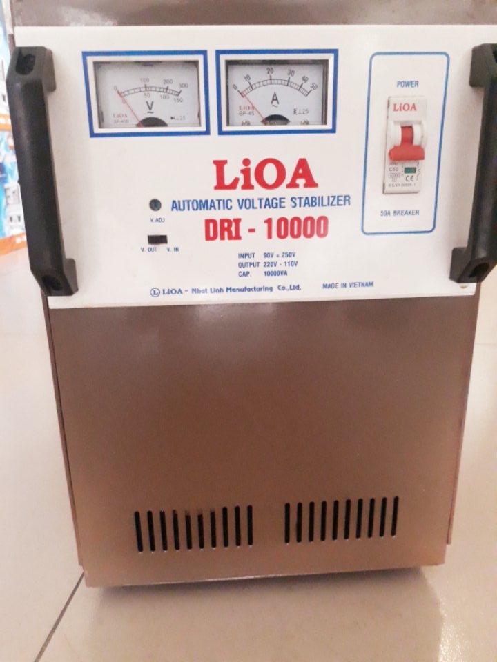 Ổn áp lioa dri-10000 dải 90-250v hàng bày mẫu