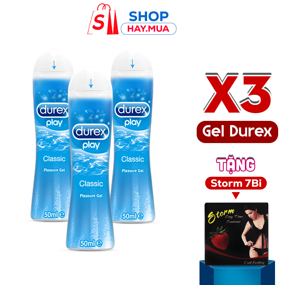 [SIÊU HOT]Gel Bôi Trơn, Gel Boi Tron Durex Classic (50ml) - SP Bán Chạy Số 1 Hàng Chính Hãng 100% +T