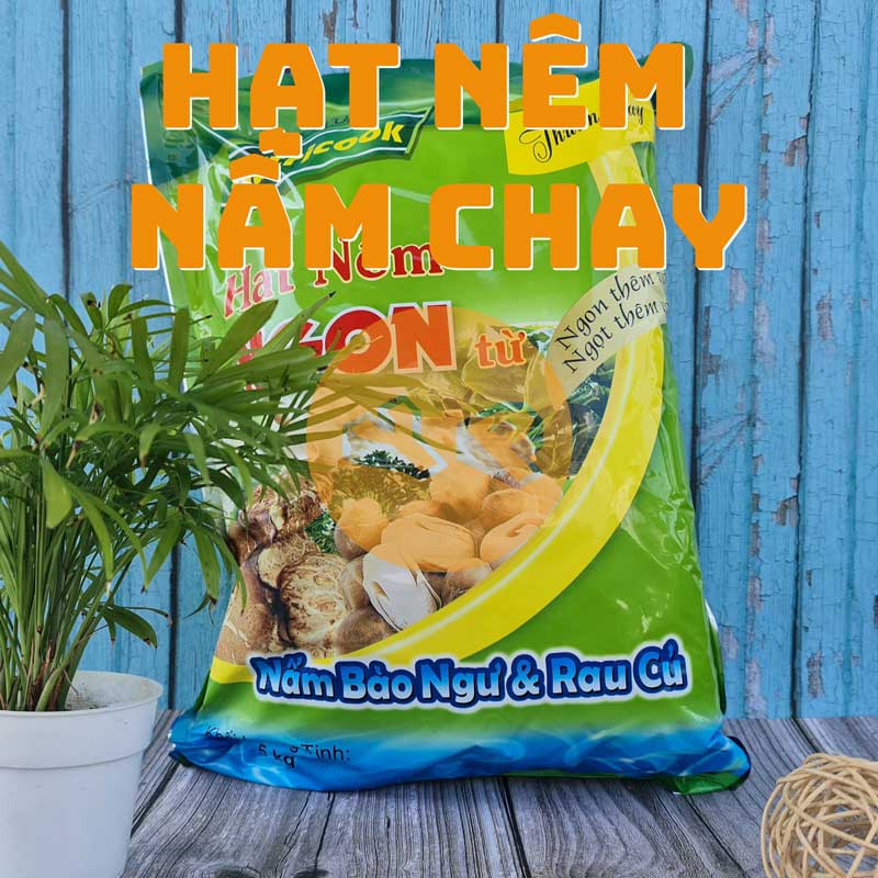 Bột nêm nấm đông cô chay Nutri Cook gói 5 Kg - chay mặn đều dùng được