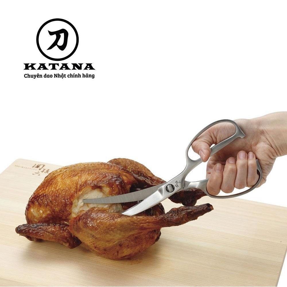 Kéo cắt gà cao cấp nhật kai dh3346 lưỡi cong