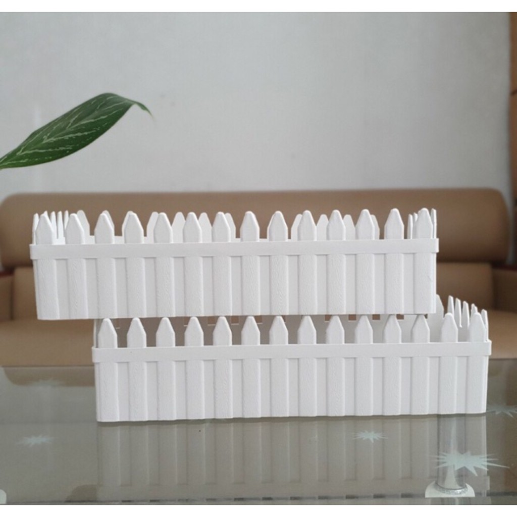 Chậu hàng rào trồng hoa size 42x15x10cmcm hrsg42