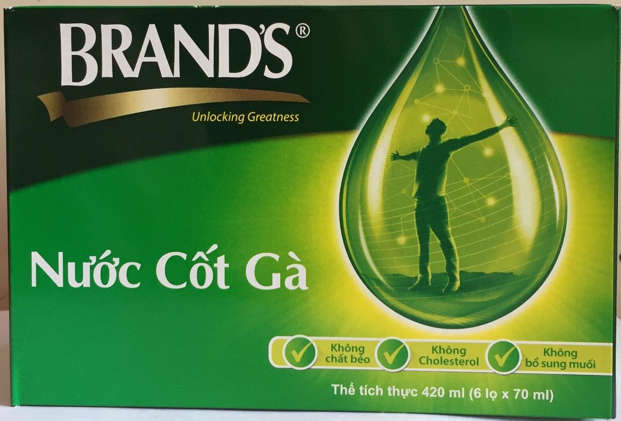 [HCM]Nước Cốt Gà Brands 70ml xuất xứ Thái Lan bộ 6 hũ- PP bởi Sâm Yến 3A