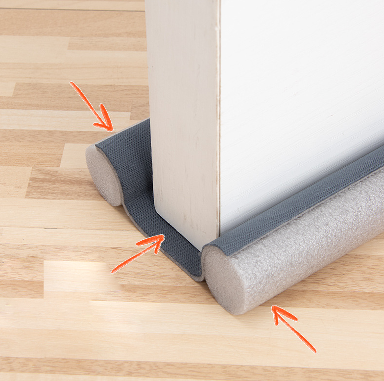 Thanh nẹp mút xốp 95cm chặn khe cửa chống côn trùng, tiếng ồn, gió lùa, gió điều hòa, bụi bẩn