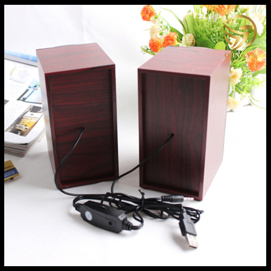 Loa Máy Vi Tính Laptop AS–619 Loa Nghe Nhạc Để Bàn Mini Có Dây Chính Hãng Đầy Đủ Pin Sạc Bảo Hành 24 Tháng - OHNO Việt Nam