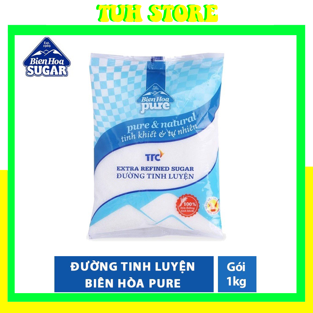 Đường túi pure biên hòa 1kg-tuh