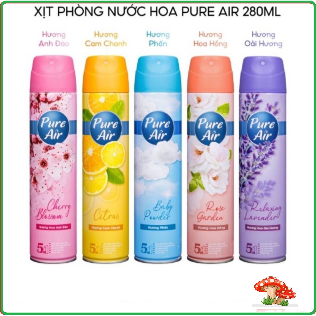 Xịt phòng hương nước hoa Pure Air 280ml
