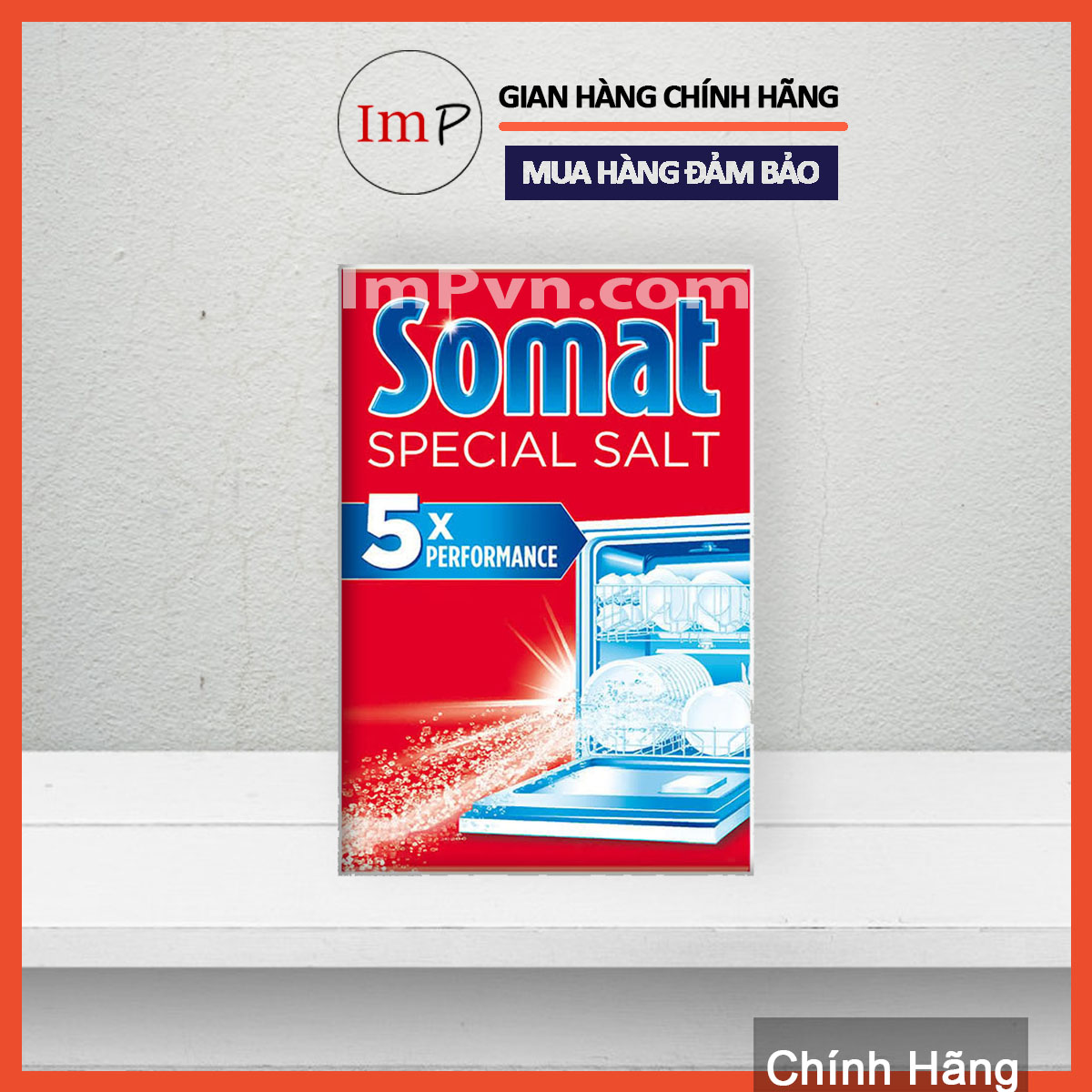 Muối rửa bát Somat 1.2kg - Hàng chính hãng nội địa Đức
