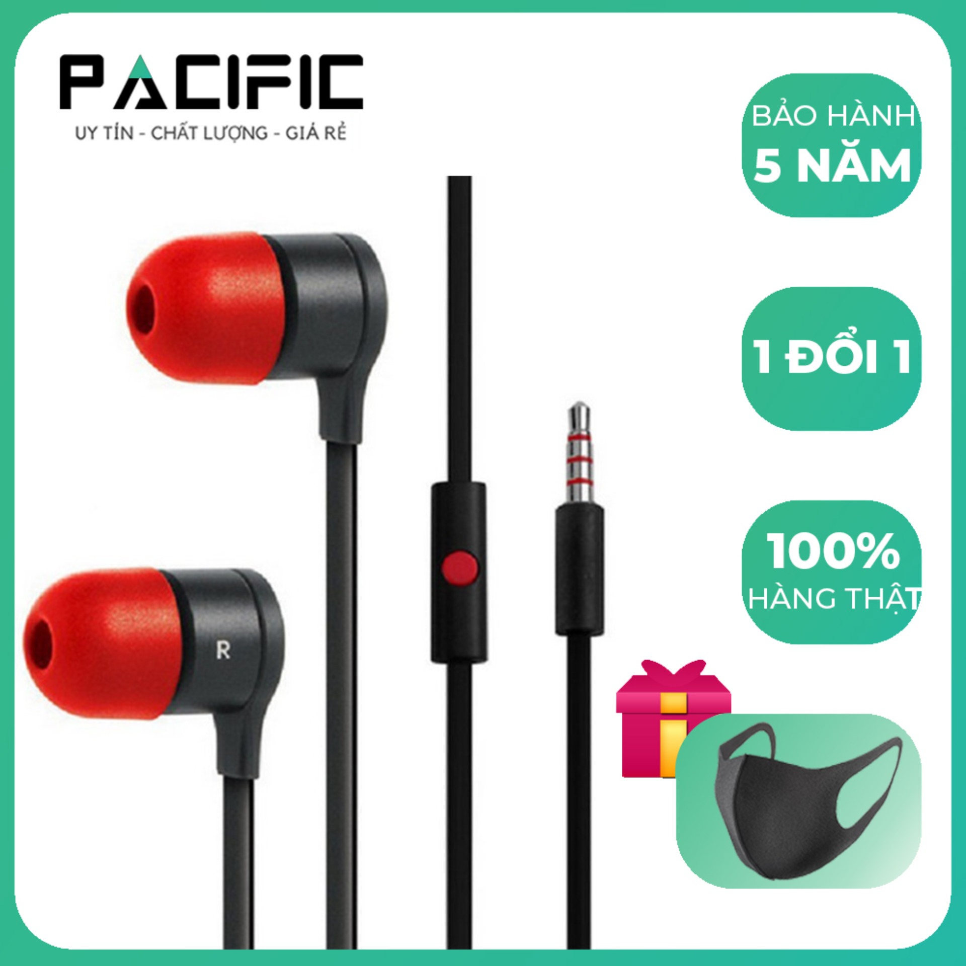 Tai nghe HTC các dòng HTC 8X Bass mạnh, chắc khỏe - Dành cho các bạn không thích tai inear + Tặng Que Chọc Sim Pacific