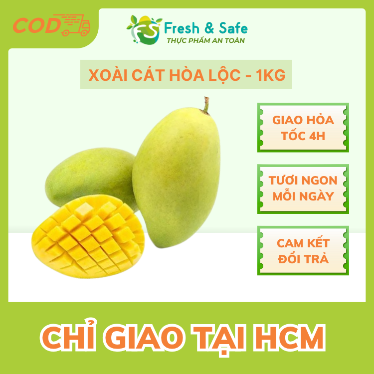 [Chỉ Giao HCM] Xoài Cát Hòa Lộc - 1kg
