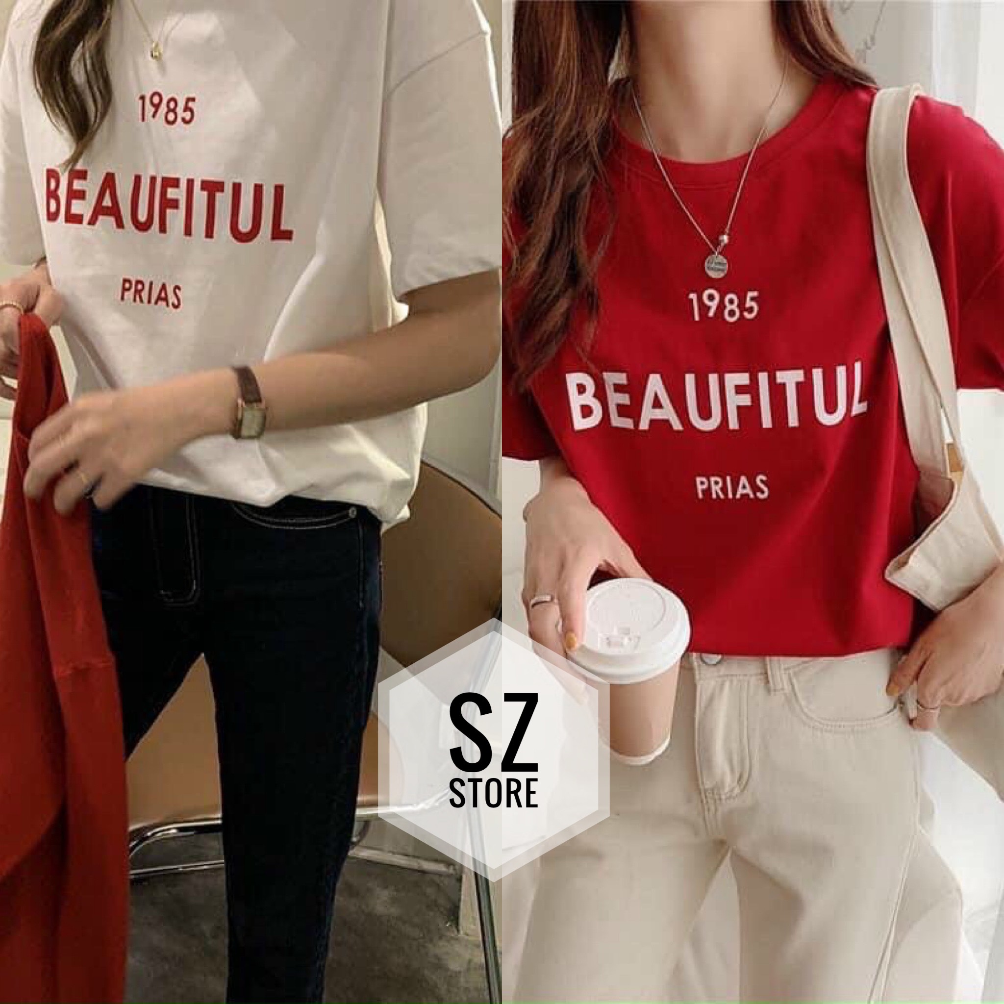 Áo thun nữ tay lỡ siêu xinh, form rộng, freesize dưới 70kg