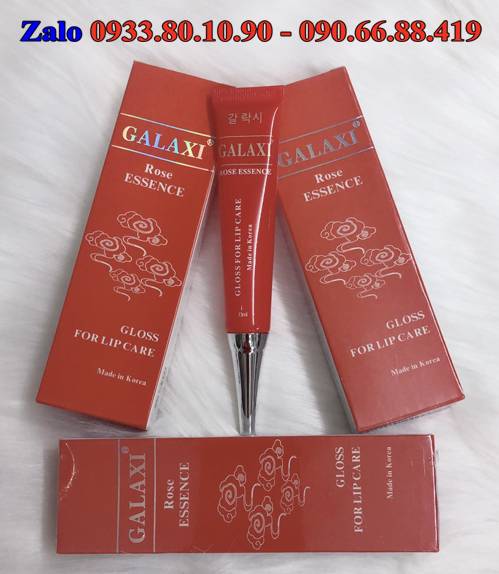 [Set 3 tip Cam đỏ] Dưỡng kích màu môi Galaxi của Hàn Quốc 15ml