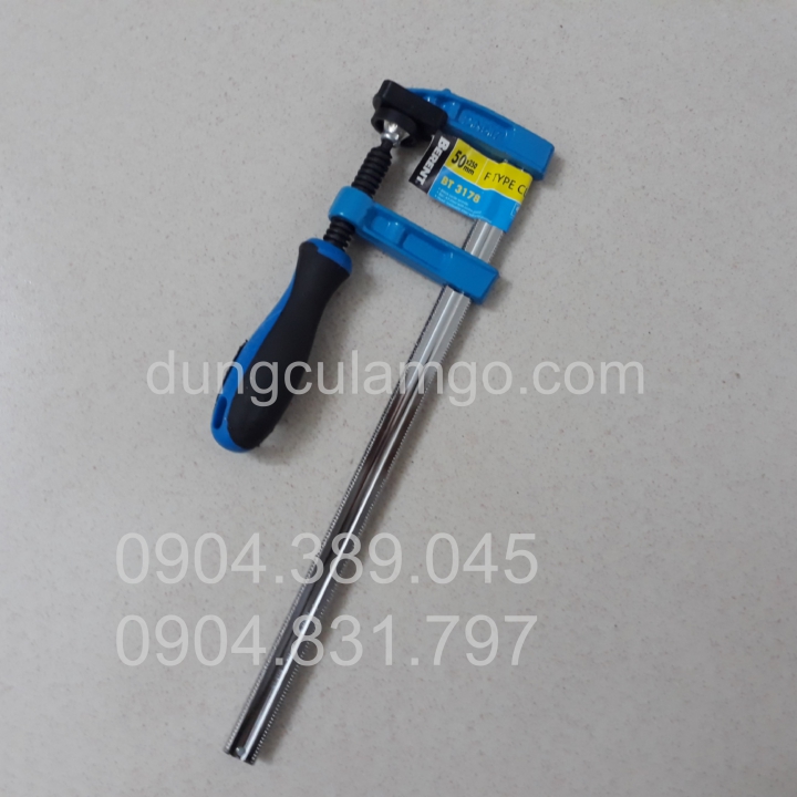 Cảo kẹp gỗ chữ F Berrent 50x250mm