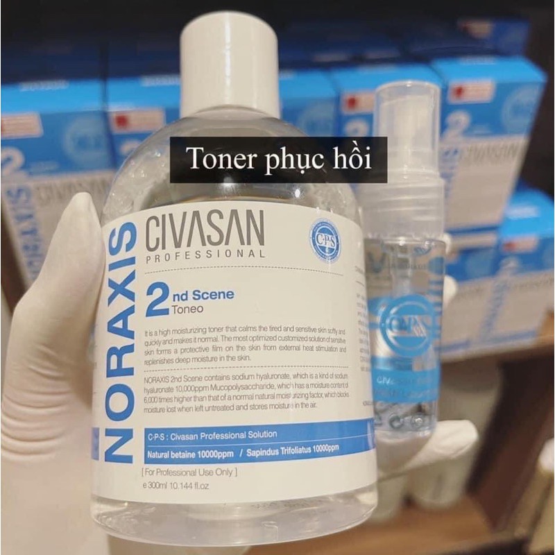 Nước hoa hồng phục hồi da toner 2nd scene Civasan