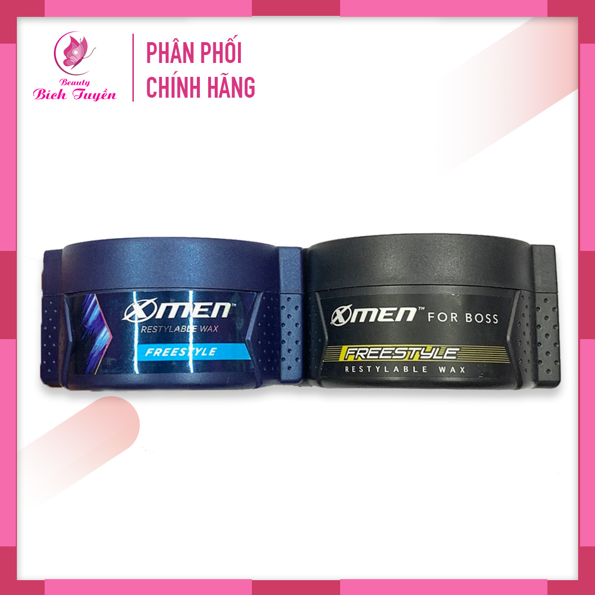 Wax Tạo Kiểu Tóc XMEN FREESTYLE Dành Cho Tóc Trung Bình - Dài - Cứng Vừa - Không Bóng - 70g