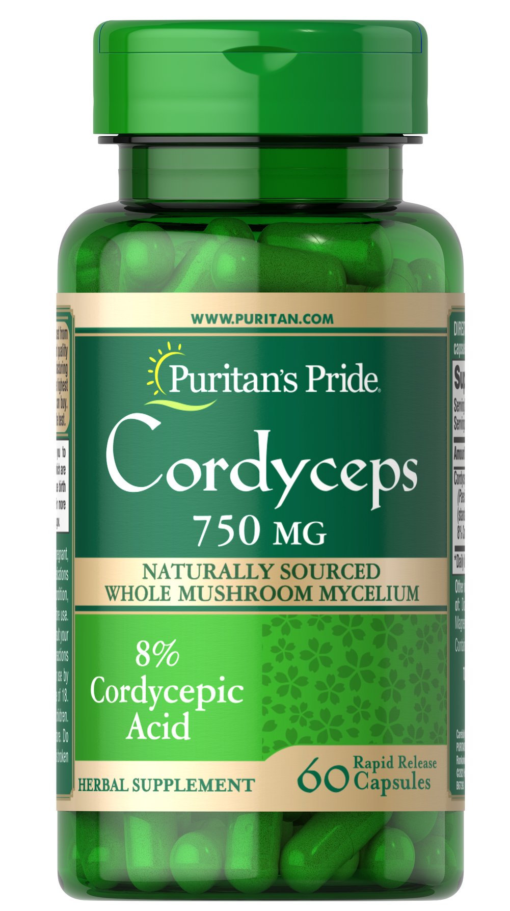 Viên Uống Đông Trùng Hạ Thảo HSD 30 06 2024 Puritan s Pride Cordyceps