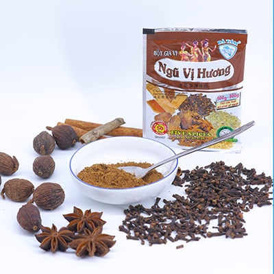 Bột ngũ vị hương bà tám 10g