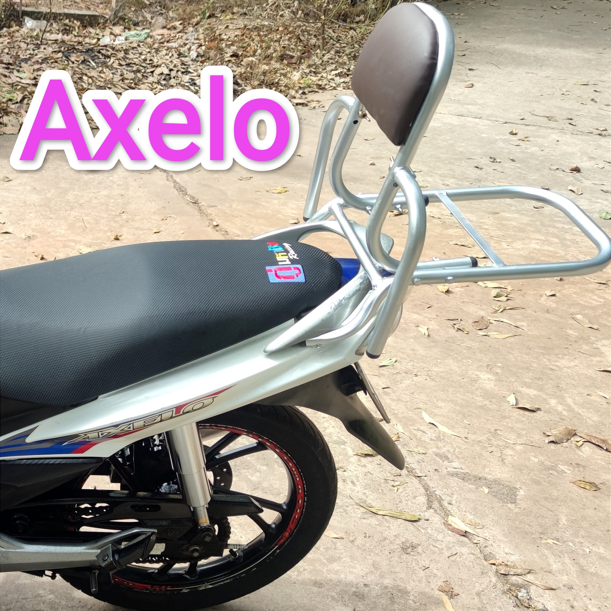 Baga phượt có đệm tựa lưng cho xe Axelo