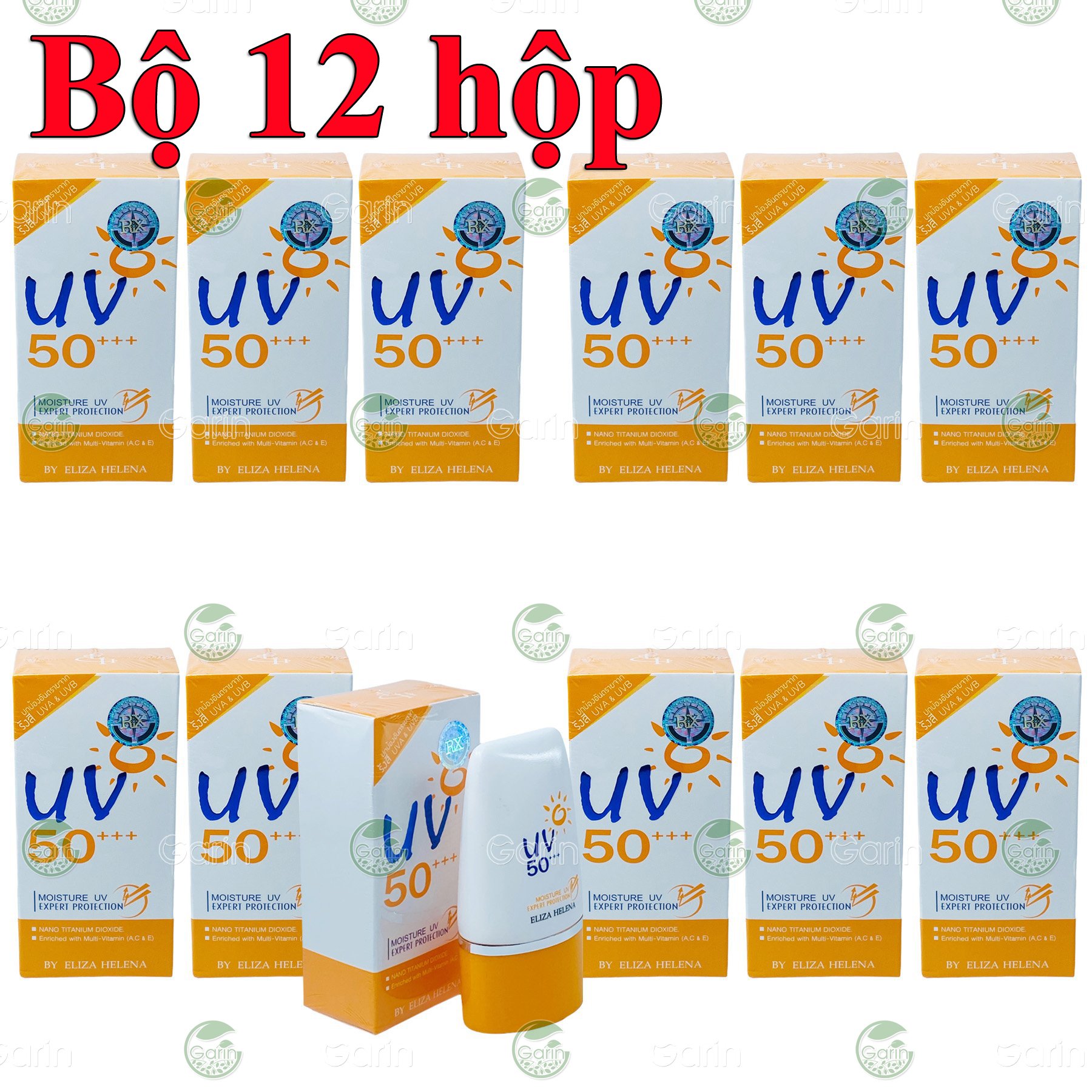 [HCM][SIÊU TIẾT KIỆM] Bộ 12 hộp Kem chống nắng cho mặt và body Eliza Helena UV50+++ Thái Lan (30g x 12) giúp chống nắng hiệu quả dưỡng ẩm cho da thích hợp với làn da Châu Á