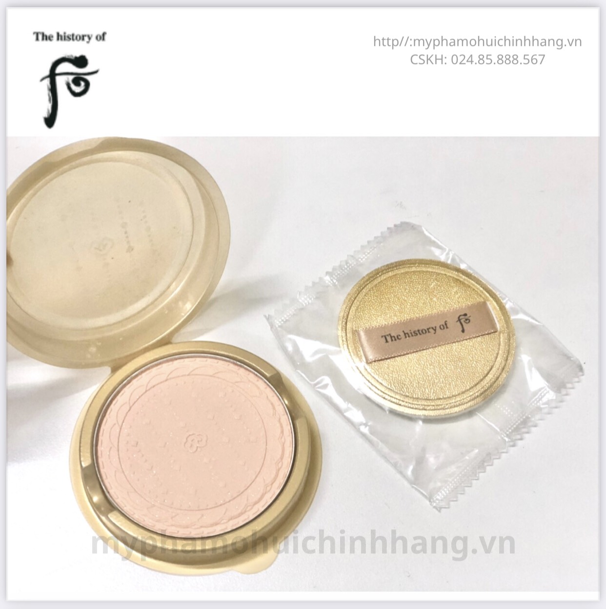 Lõi phấn phủ whoo gongjinhyang mi royal pact cao cấp phiên bản đặc biệt 12gr
