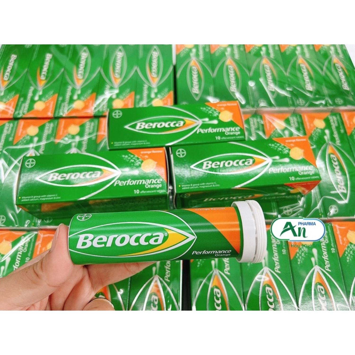 Viên Sủi Berocca vị cam / vị xoàip