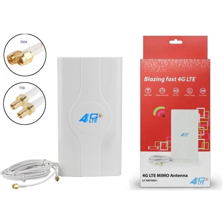 Anten định hướng 3G 4G Router bộ phát wifi từ SIM 3G 4G chuẩn TS9 / SMA / CRC9 LTE 72 dBi