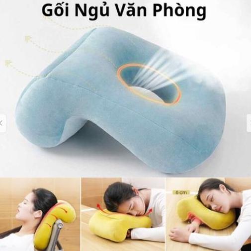 Gối ngủ văn phòng, gối kê cổ, gối chống mỏi chữ L