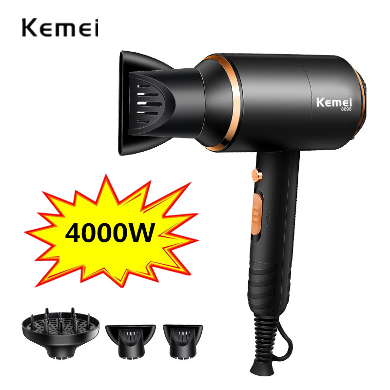 [HCM]Máy Sấy Tóc Nóng / Lạnh Chuyên Nghiệp KEMEI KM-8896 Công Suất Lớn 4000W