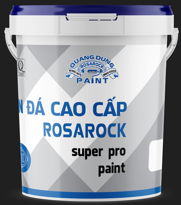 Sơn đá rosarock - sơn đá - sơn hiệu ứng - sơn cát - sơn giả cat - sơn hạt - sơn gai qdr - sơn đá hạt
