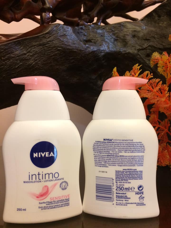 Dung dịch vệ sinh phụ nữ nivea intimo 250ml.vabi hàng xách tay đức. dvpn9