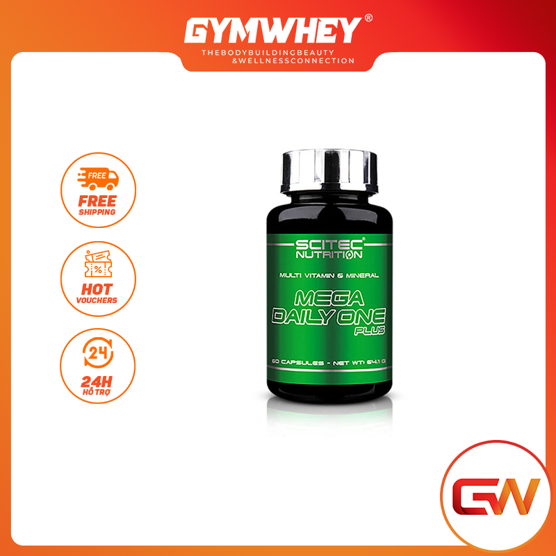 Scitec Nutrition Mega Daily One Plus Bổ Sung Các Loại Vitamin Giúp Cơ Thể Khỏe Mạnh (60 Viên)