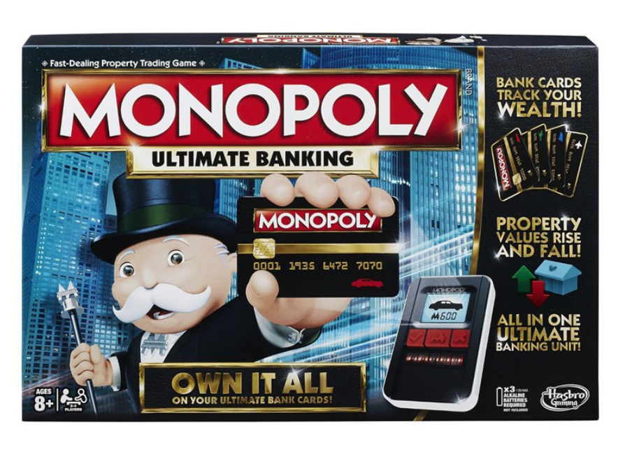 Monopoly Ultimate Banking | Cờ tỷ phú ngân hàng điện tử cao cấp dùng máy ATM