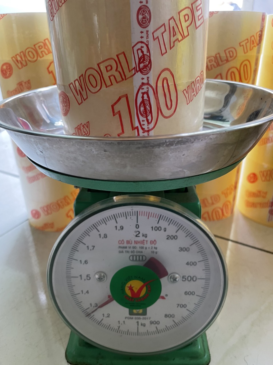 Băng keo trong dán thùng 100y và 200y