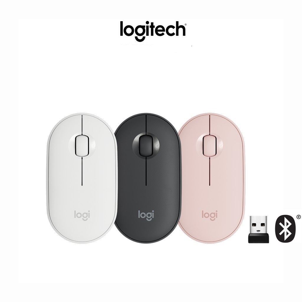 Chuột Bluetooth Silent Logitech Pebble M350 - Hàng chính hãng