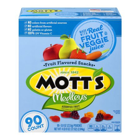 Cobo 10 goi kẹo dẻo trái cây tự nhiên – mott’s medleys