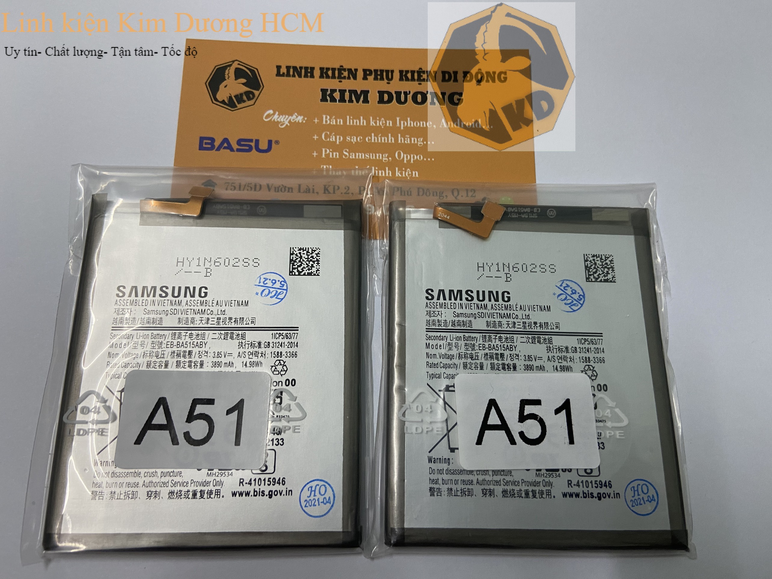 Pin samsung galaxy a51 !
