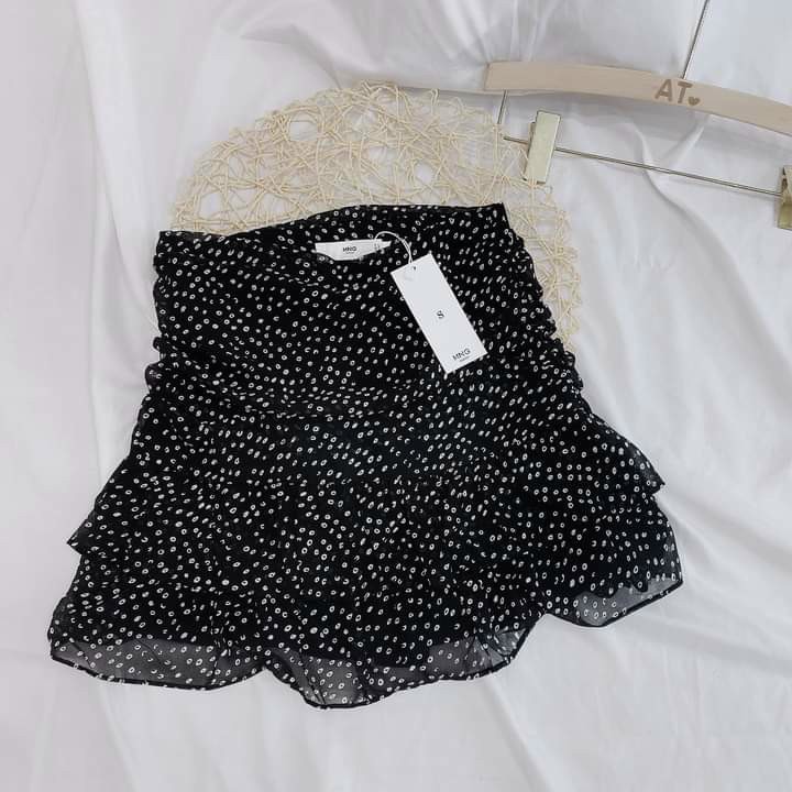 [Xả hàng] Chân váy voan bi vúm bèo - Bobu clothes - tặng ngay giấy thấm dầu 19K - Chất voan mềm mịn - 2 tầng bồng bềnh trong có lót - hàng loại 1 chuẩn thời trang nữ đẹp