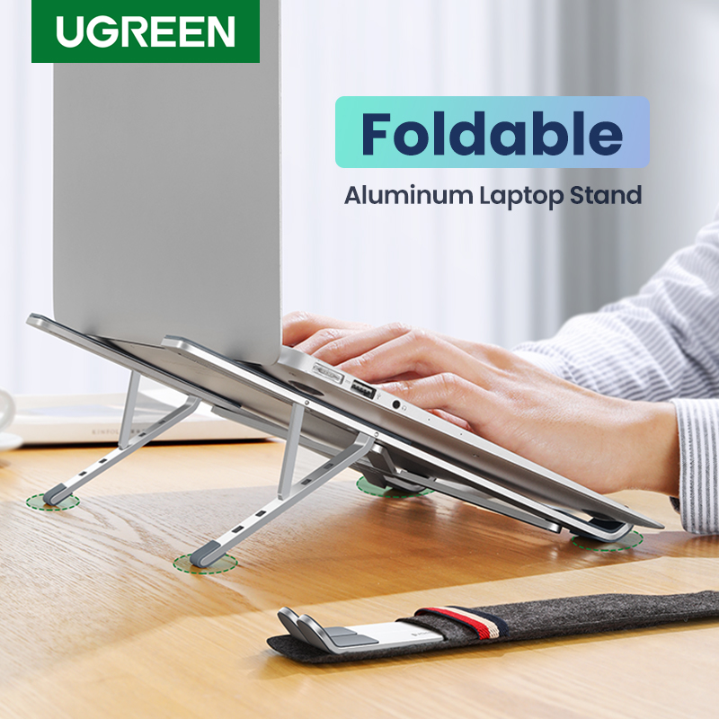 Ugreen giá đỡ laptop macbook air pro giá nhôm có thể gập lại theo chiều dọc laptop stand support macbook pro tablet stand