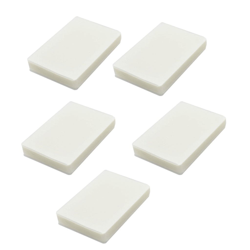 5 tập giấy ép plastic khổ 77x113 mm - 125mic
