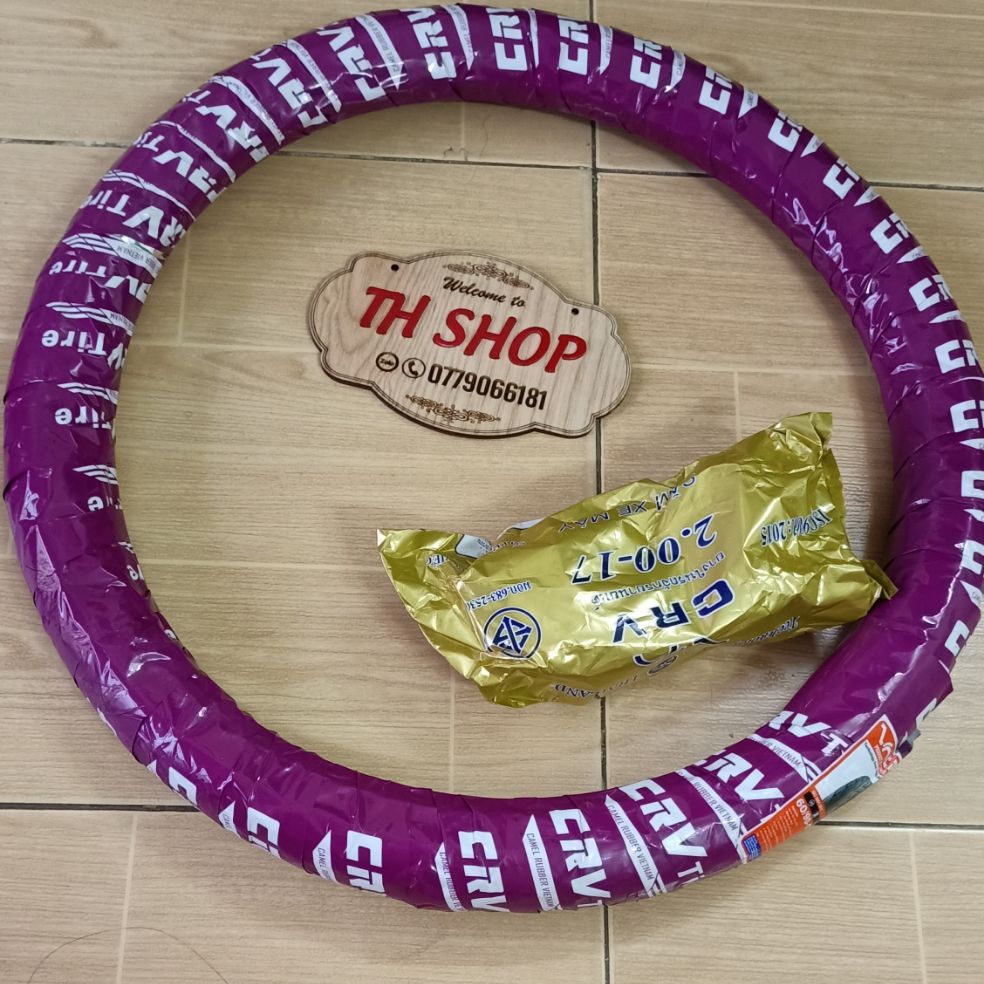 1 CÁI VỎ KÈM RUỘT CRV THÁI LAN SIZE 60/90-17 GAI MŨI TÊN GẮN VỪA CÁC DÒNG XE MÁY SẢN PHẨM CHẤT LƯỢNG MỚI Y NHƯ HÌNH ẢNH