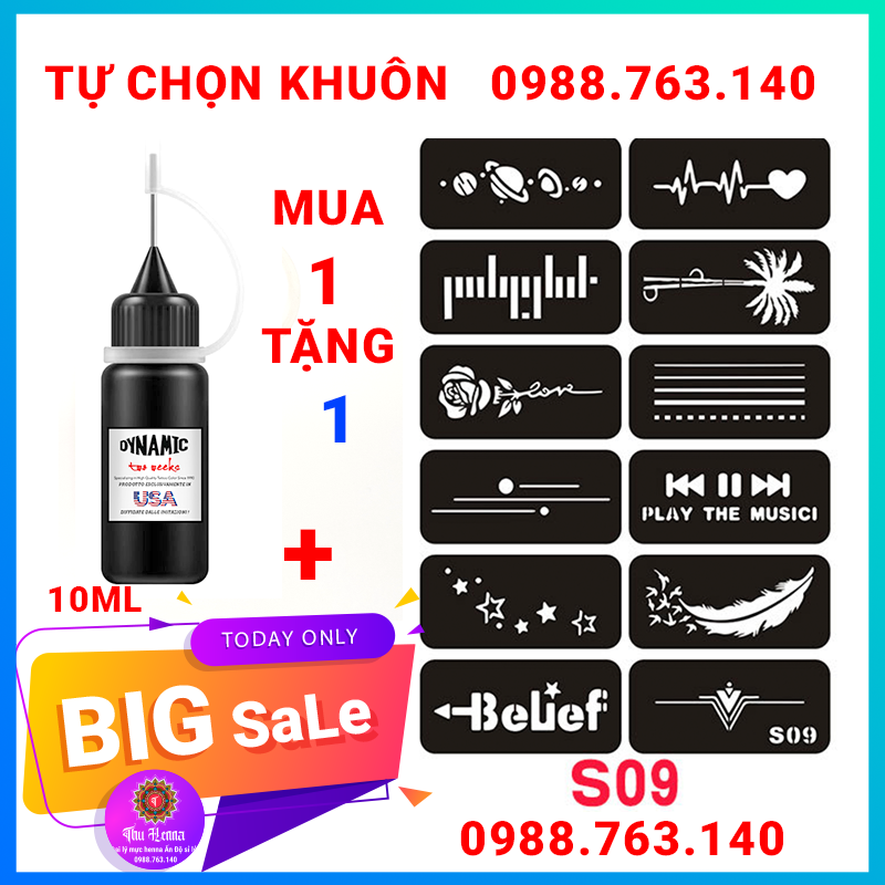 Mực Xăm Tạm Thời ( MUA 1TẶNG 1 BẢNG A4 30-100 Khuôn + ĐƯỢC LỰA MẪU) hình xăm tạm thời 15 ngày hình xăm dán mực xăm 15 ngày